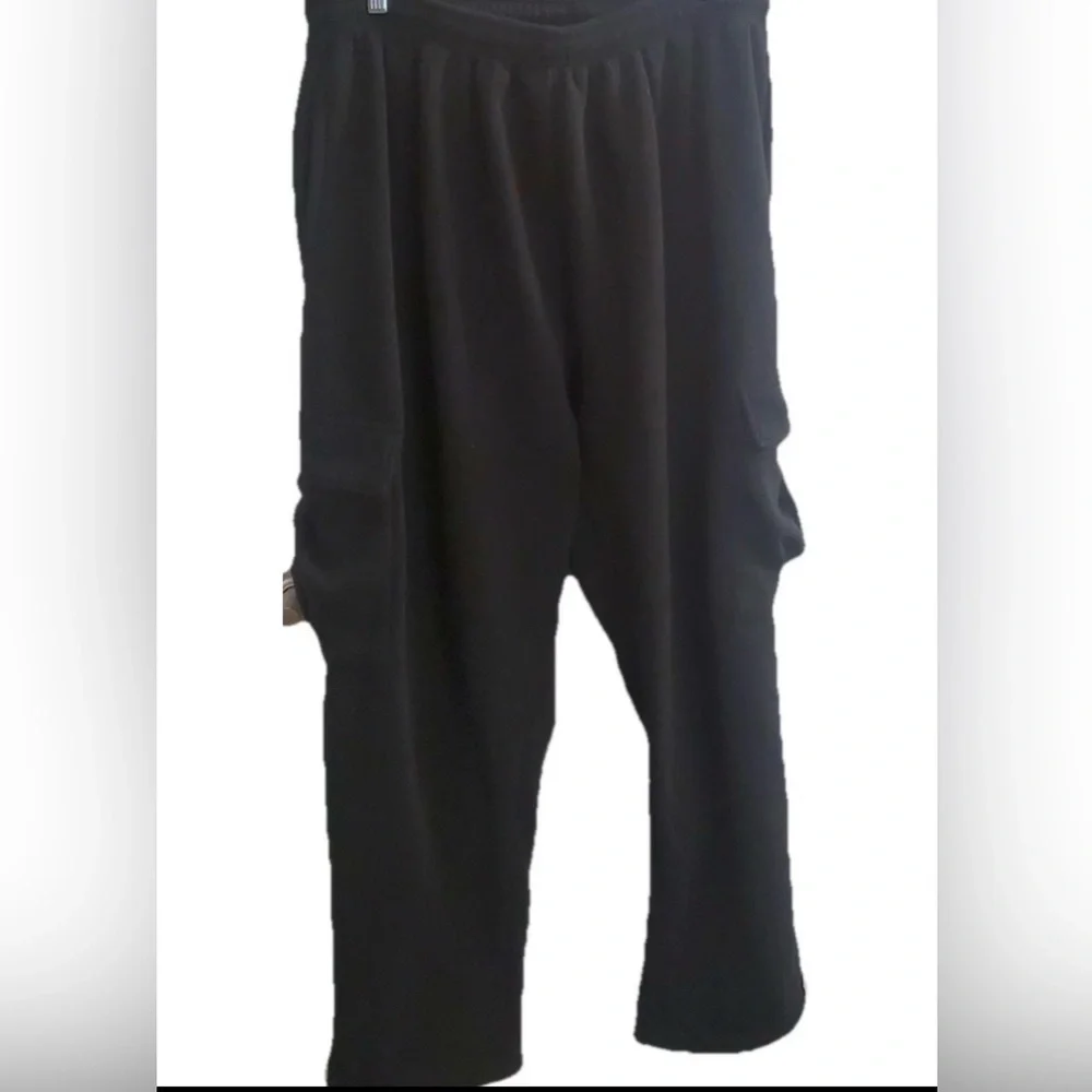 Zusmen Black Fleece Cargo Pants 4XL - Picture 2 of 4